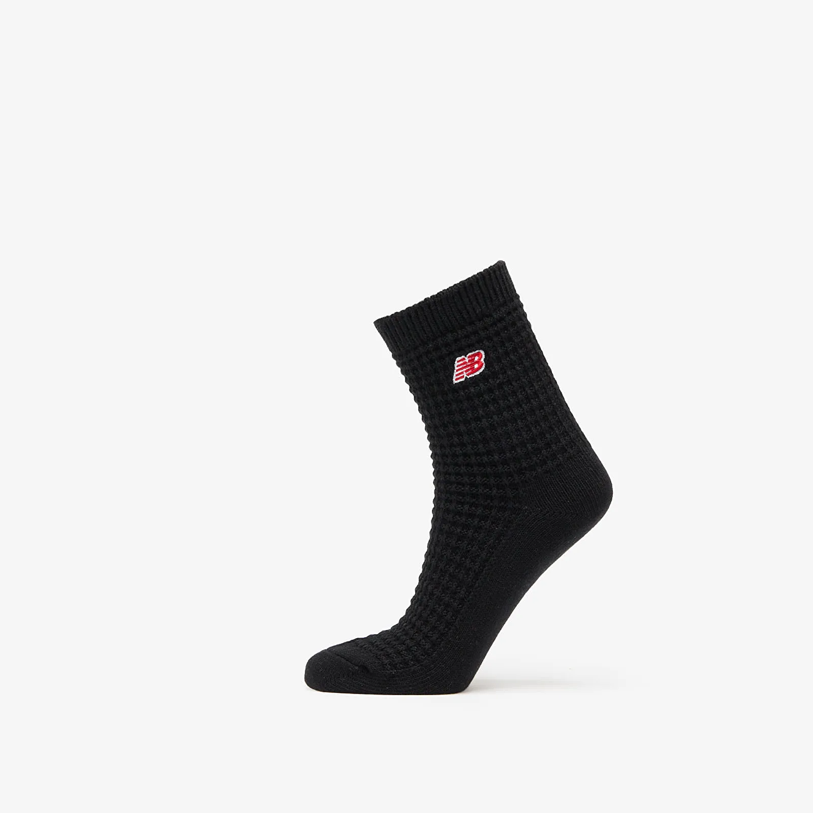 NEW BALANCE WAFFLE KNIT ANKLE SOCKS 2PACK