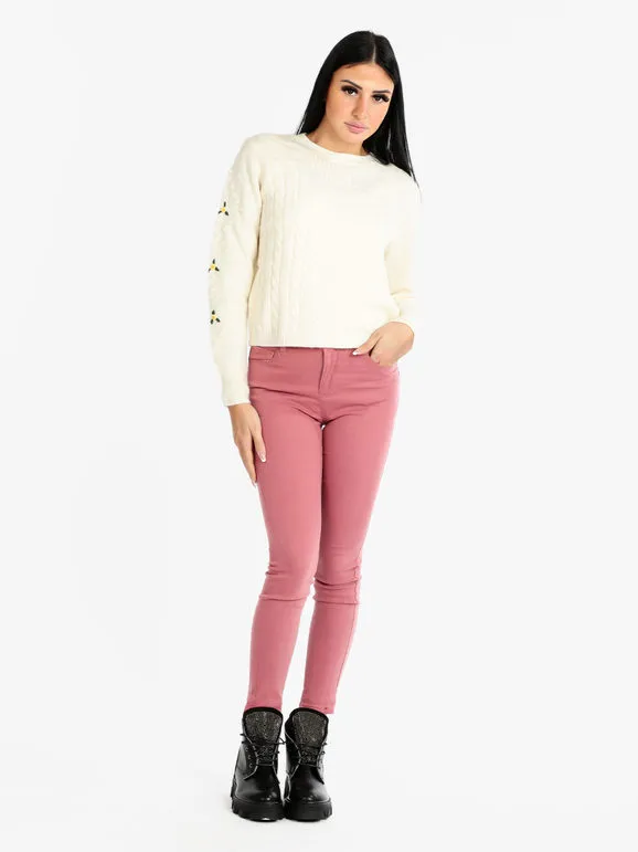 New Collection Pantalón slim fit mujer