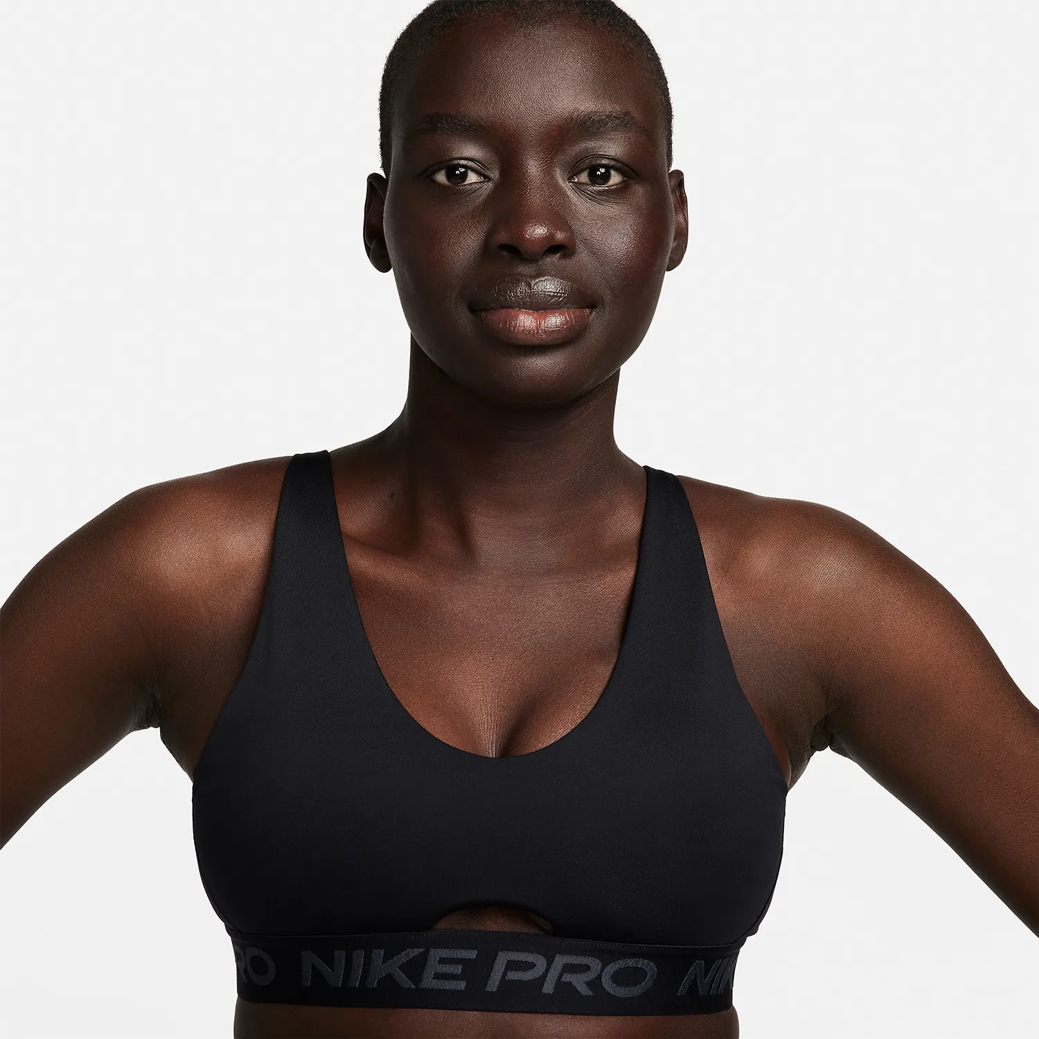 Nike Pro Indy Plunge Sujetador Deportivo