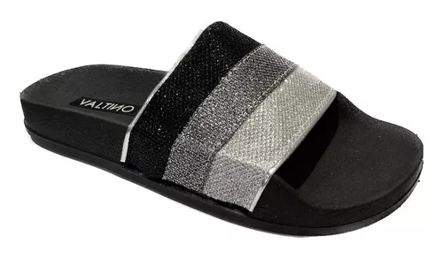 Ojotas Chinela Faja Mujer Livianas Comodas Moda Brillos 