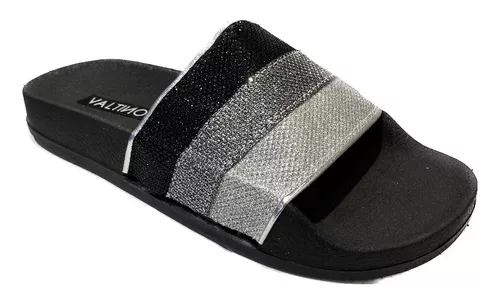 Ojotas Chinela Faja Mujer Livianas Comodas Moda Brillos 