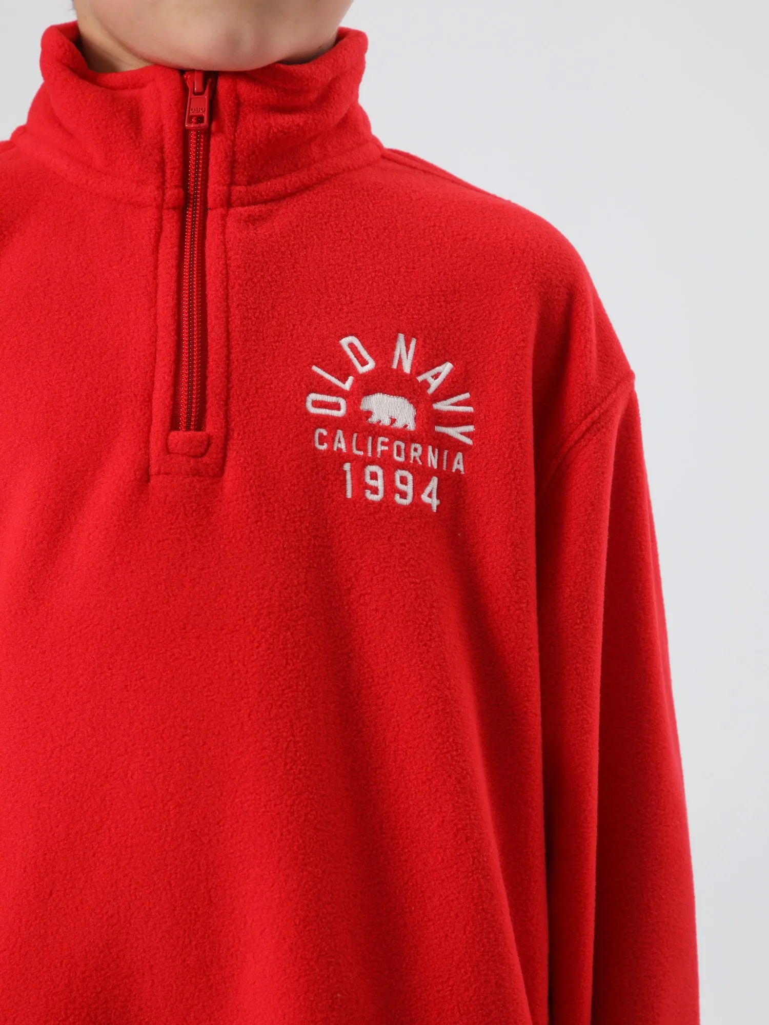 OLD NAVY Polar con Medio Cierre Old Navy Niño