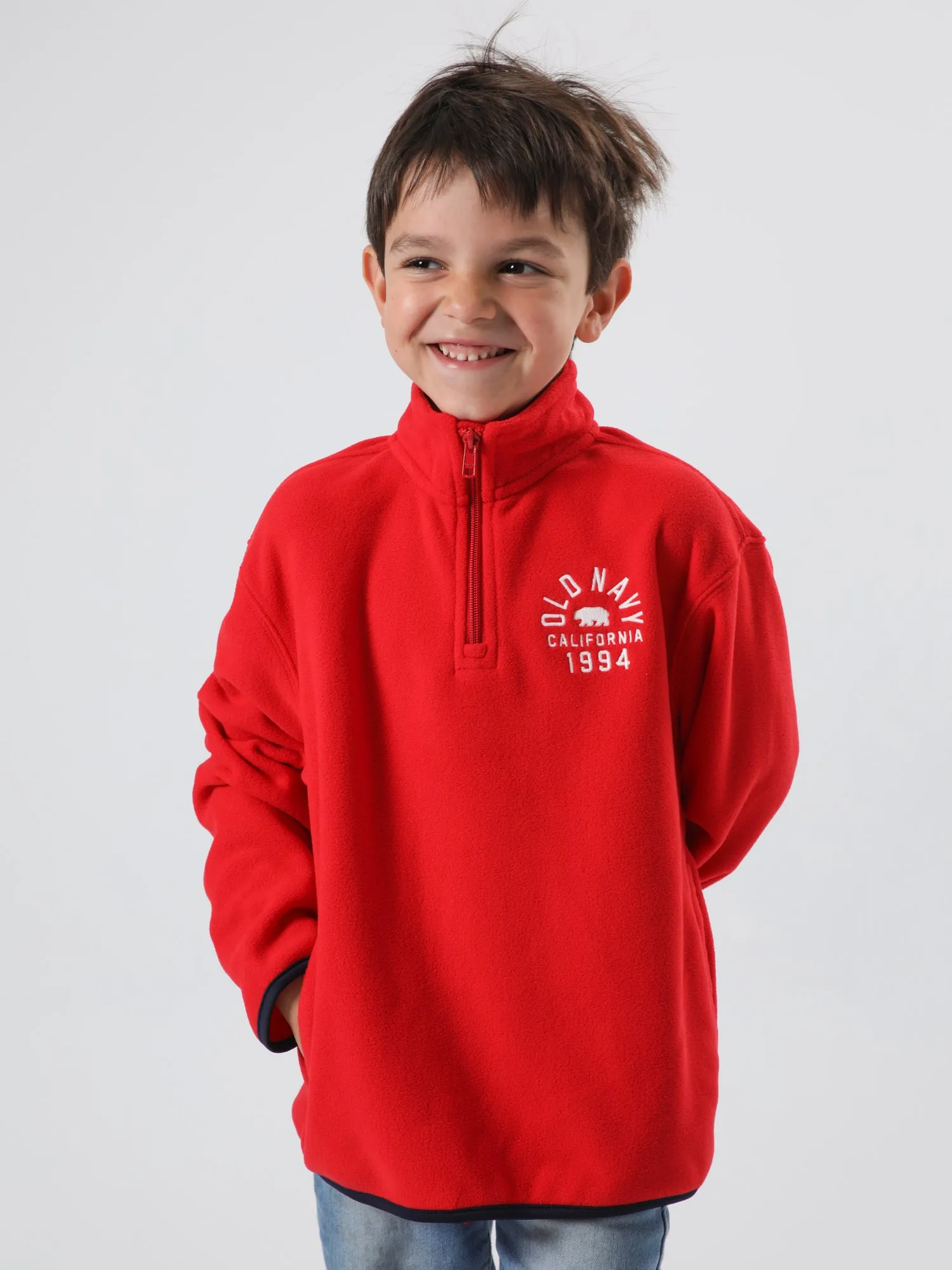 OLD NAVY Polar con Medio Cierre Old Navy Niño
