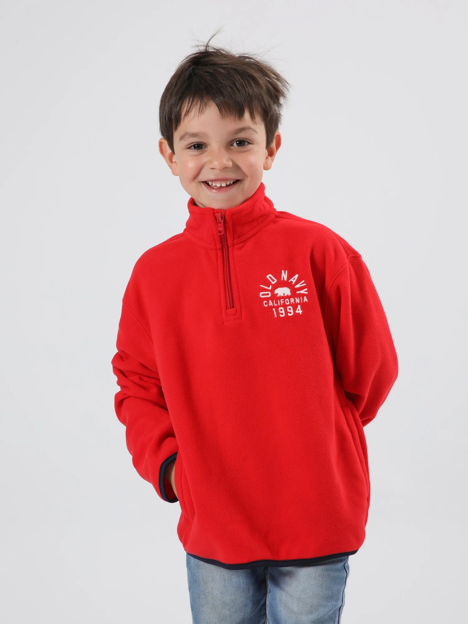 OLD NAVY Polar con Medio Cierre Old Navy Niño