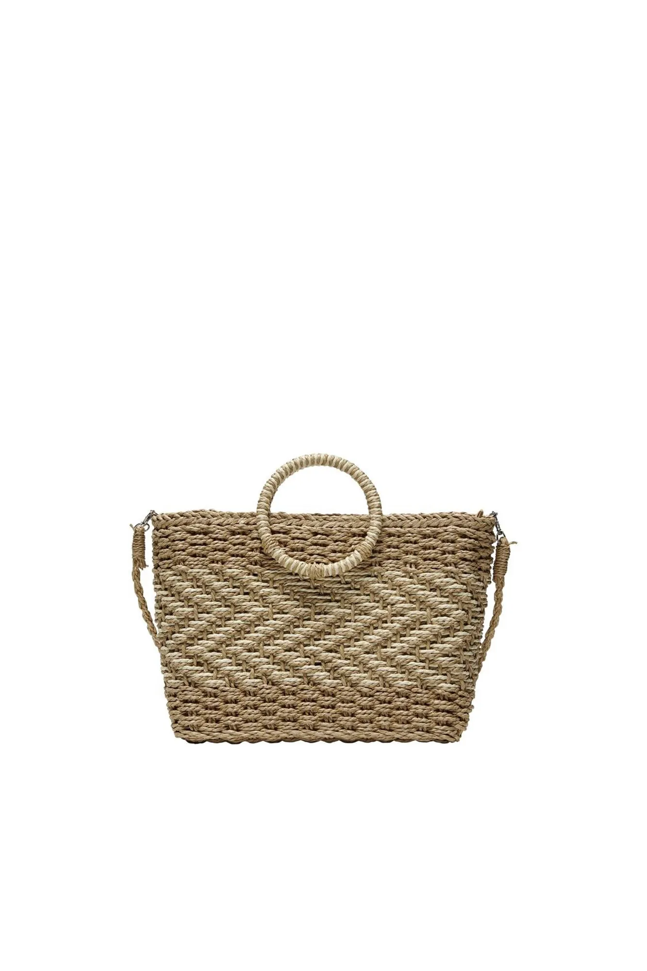 Only Bolso shopper de paja