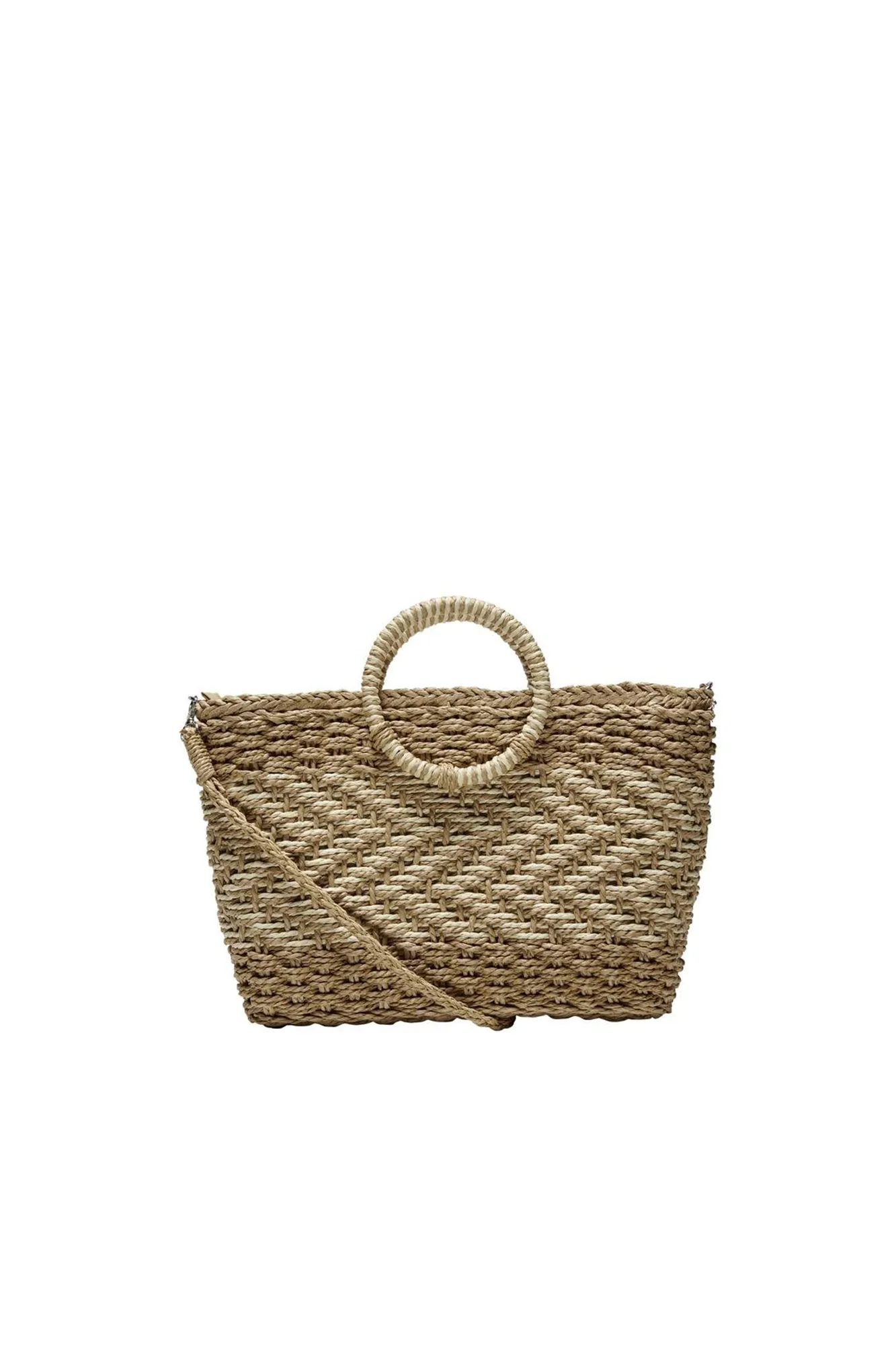 Only Bolso shopper de paja