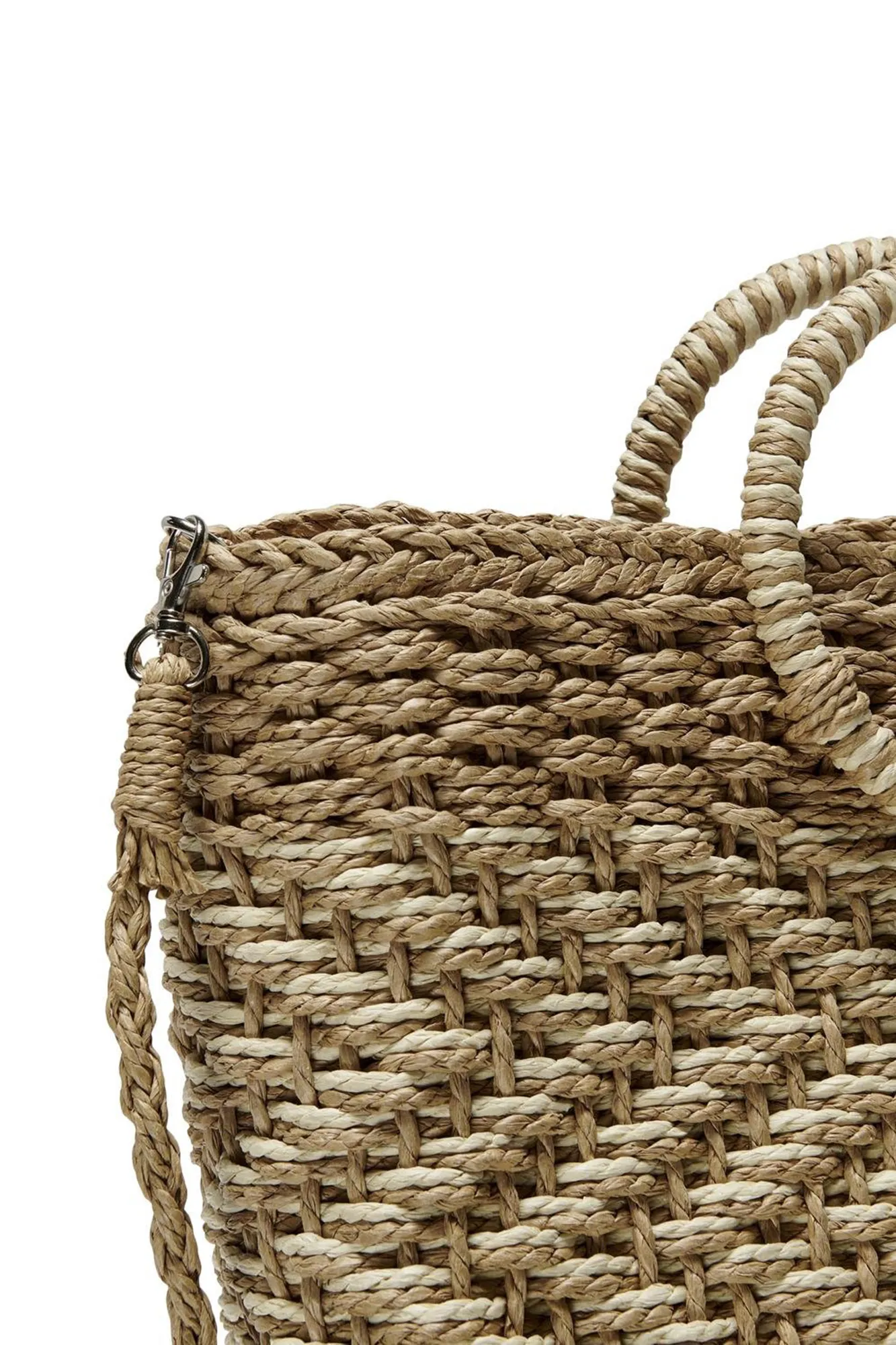 Only Bolso shopper de paja