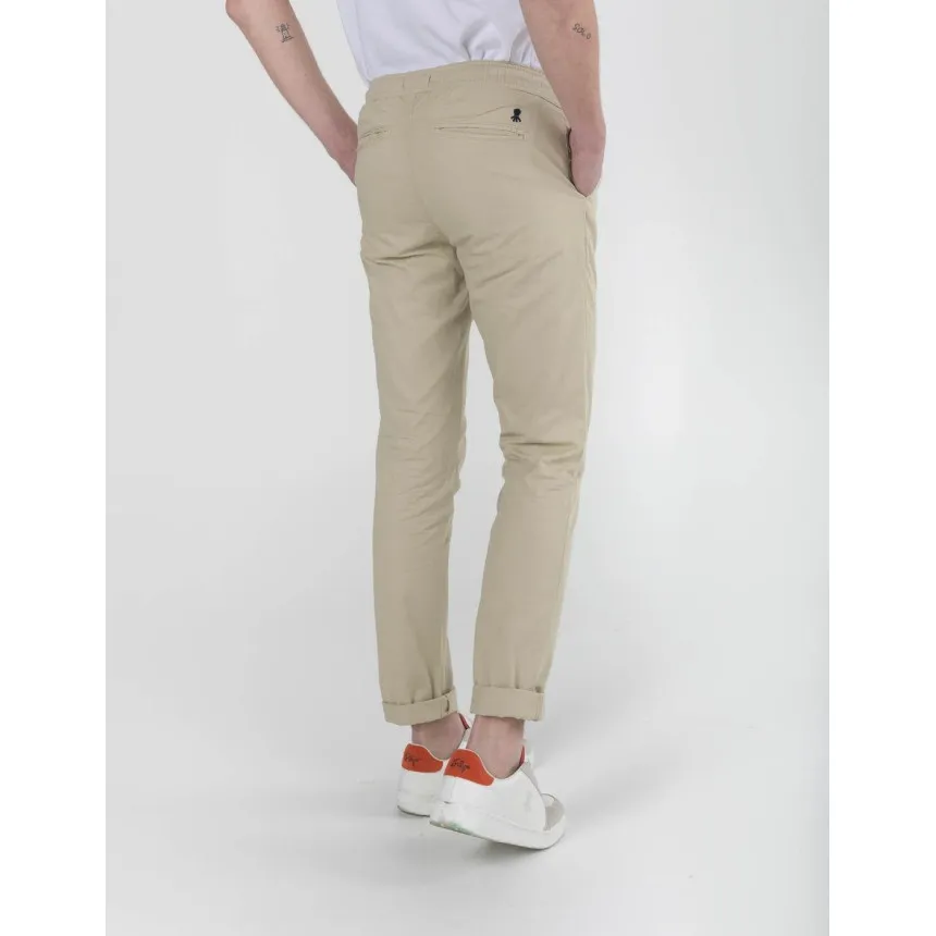 Pantalon El Pulpo Jogger Para Hombre en Beige