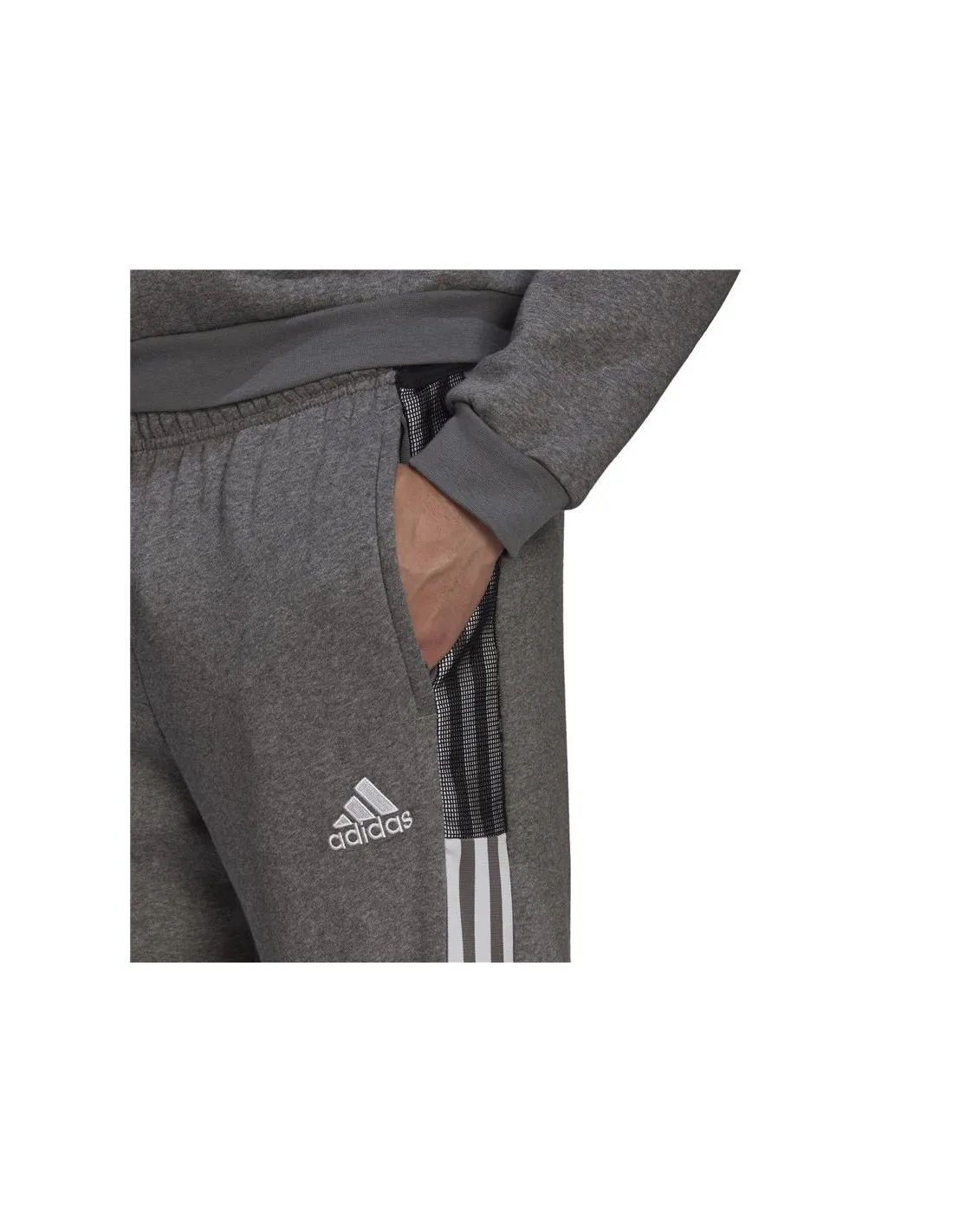 Pantalones de fútbol adidas Tiro 21 M Grey
