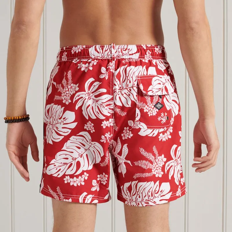 Pantaloneta Corta Para Hombre Campus Hawaiian Swim Superdry 33373