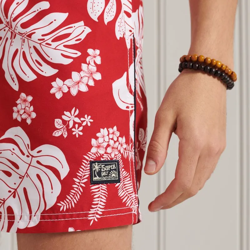 Pantaloneta Corta Para Hombre Campus Hawaiian Swim Superdry 33373