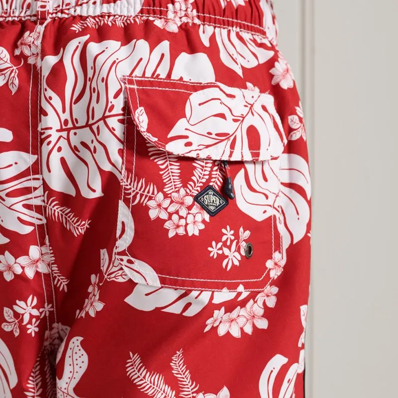 Pantaloneta Corta Para Hombre Campus Hawaiian Swim Superdry 33373