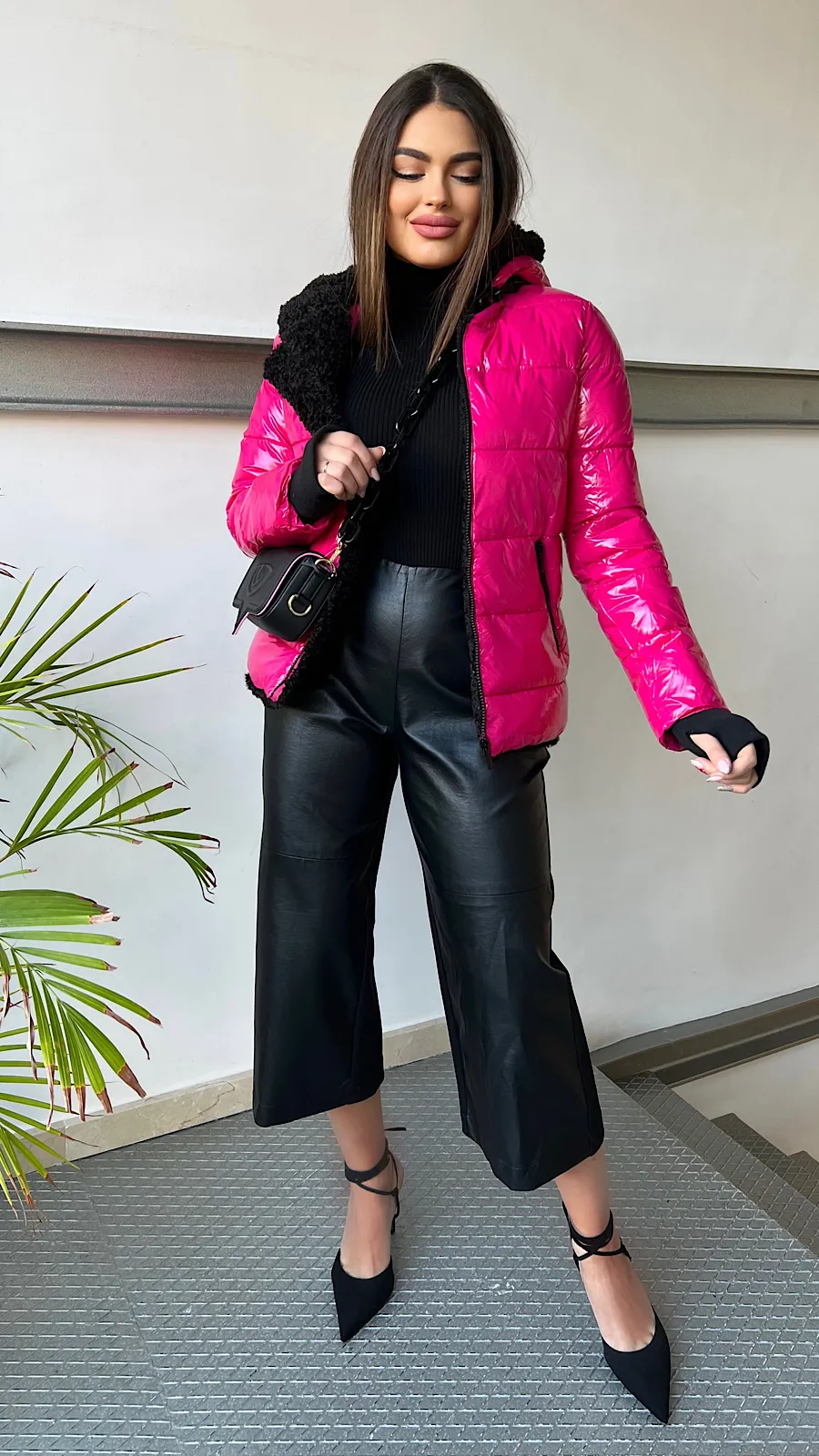 Pantalón Culotte Combinado