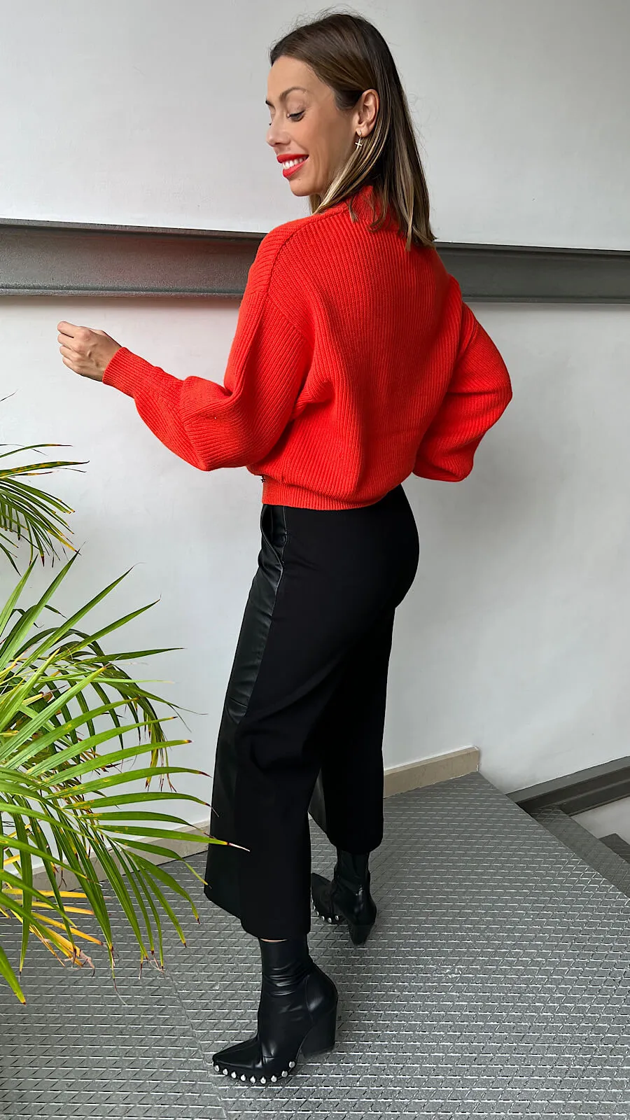Pantalón Culotte Combinado