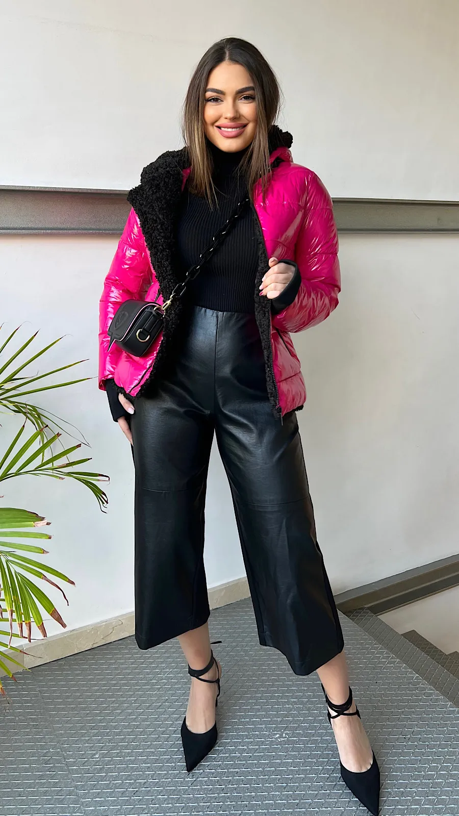 Pantalón Culotte Combinado