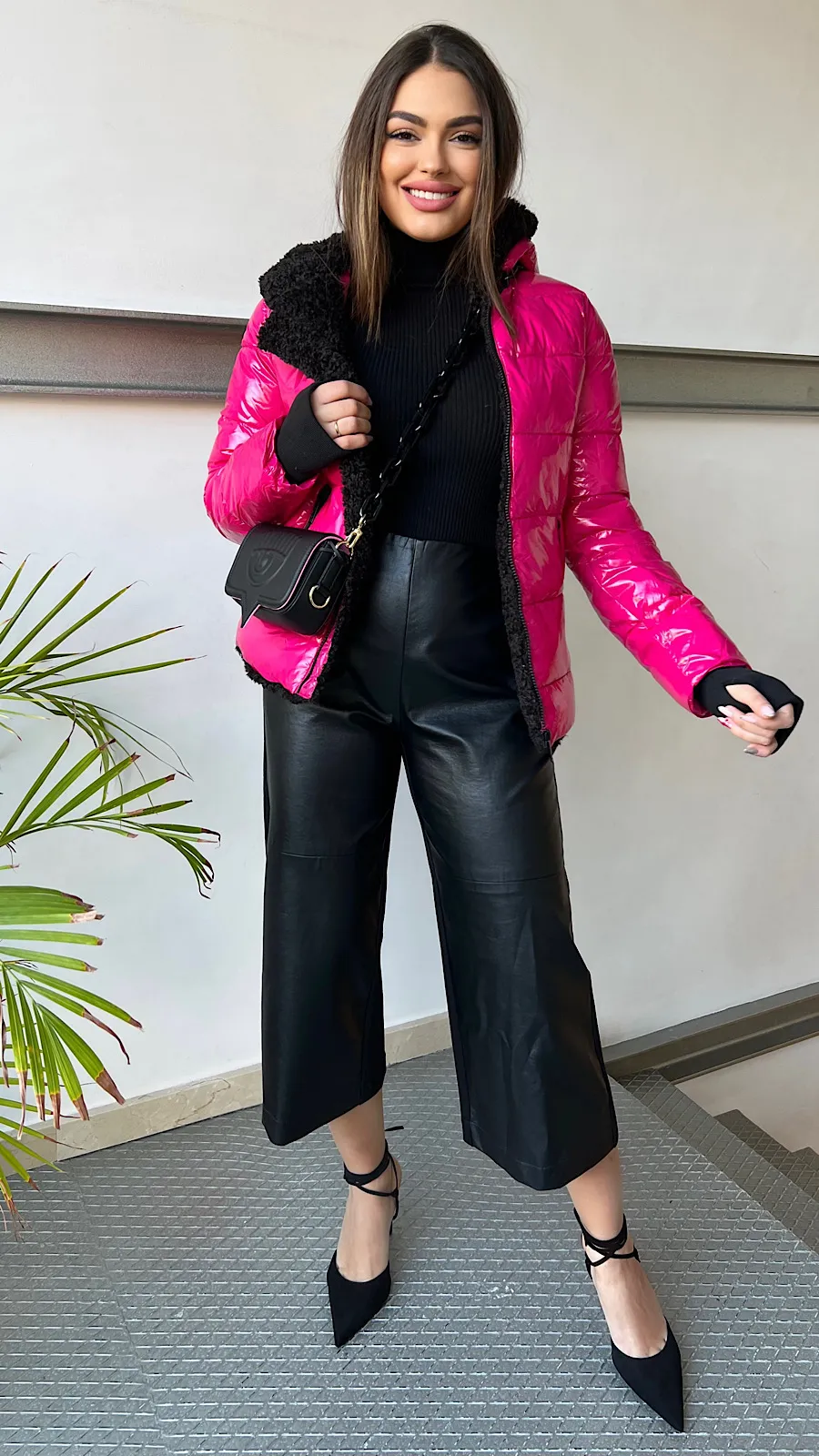 Pantalón Culotte Combinado