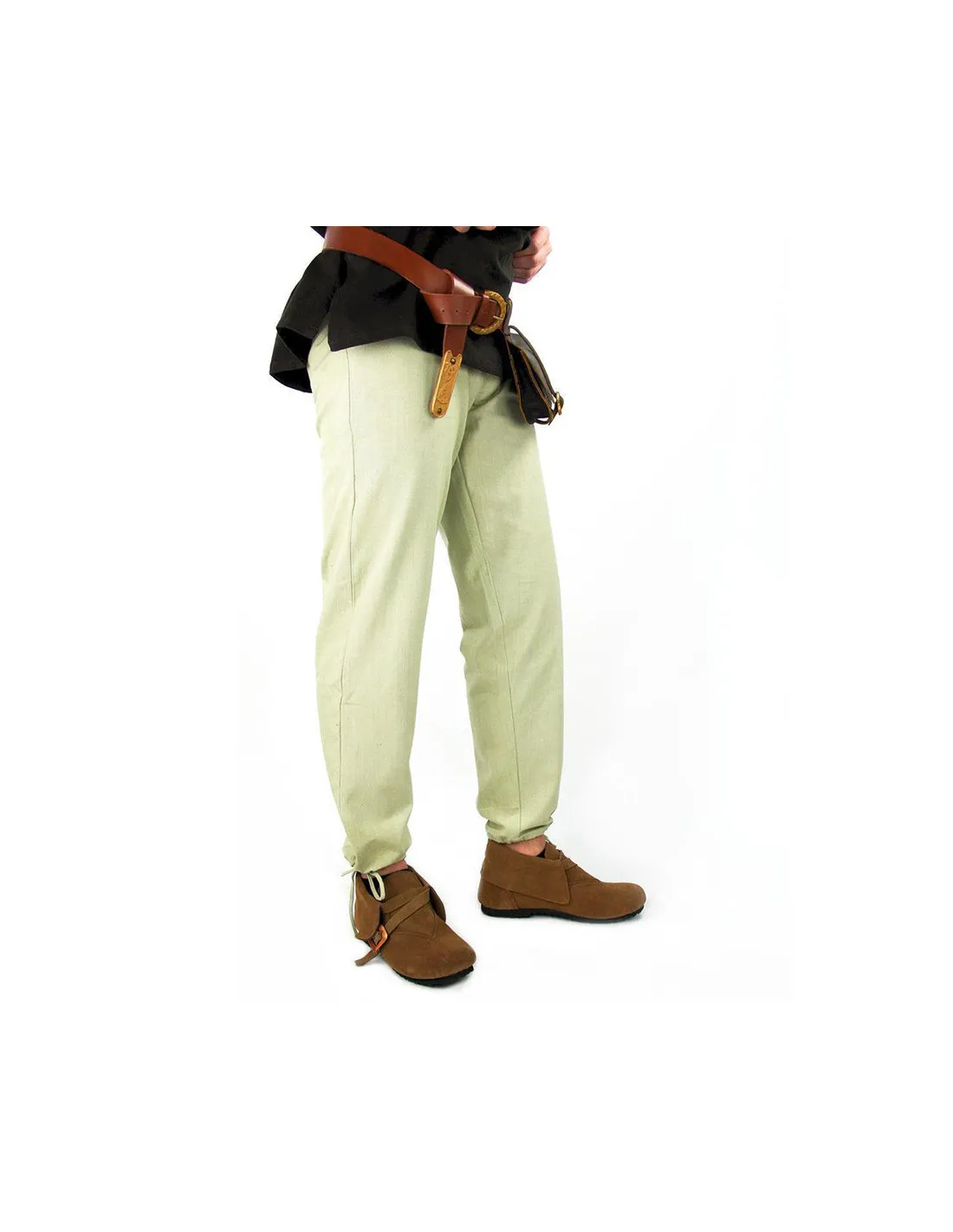 Pantalón medieval Arvo, color cáñamo