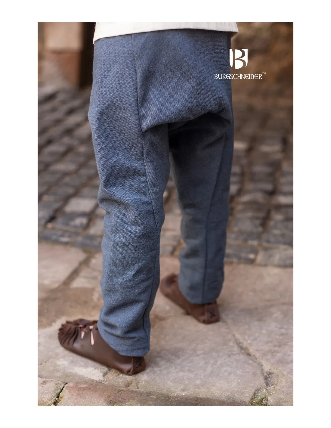 Pantalón medieval niño Ragnarsson gris