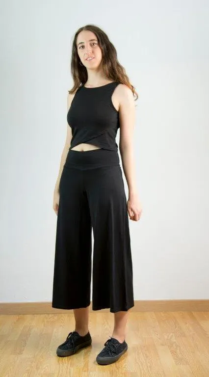 Pantalón Trama Negro PV