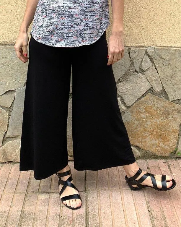 Pantalón Trama Negro PV