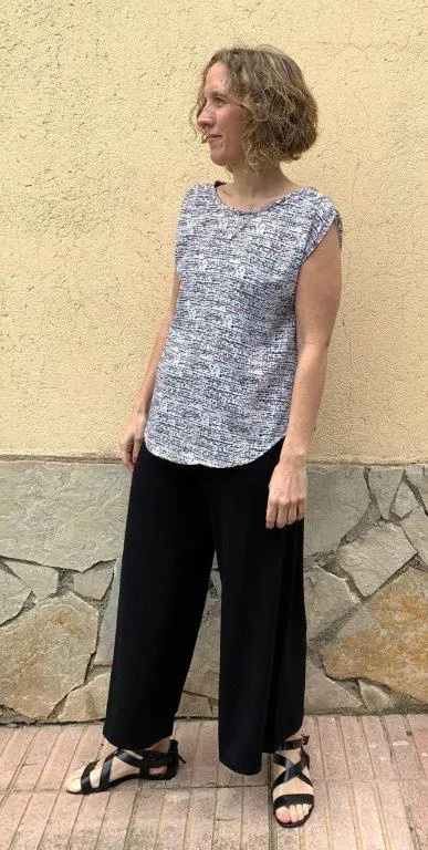 Pantalón Trama Negro PV