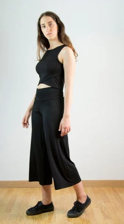 Pantalón Trama Negro PV