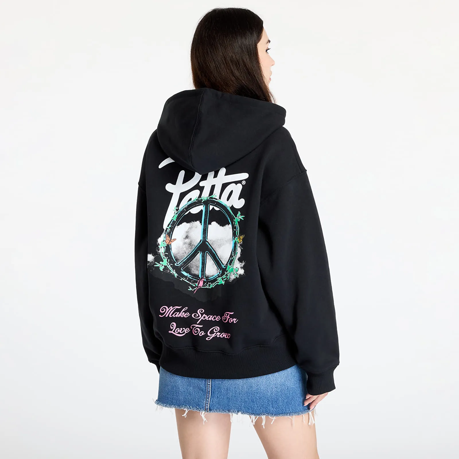 Patta Xerox Peace Boxy Hooded Sweater UNISEX