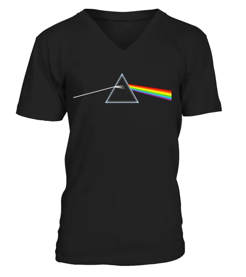 PGSRBK. PINK FLOYD  THE DARK SIDE OF THE MOON CAMISETA CUELLO EN V UNISEX