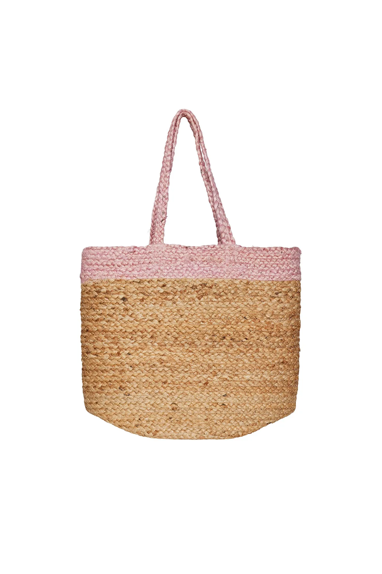 Pieces Bolso tote tejido paja