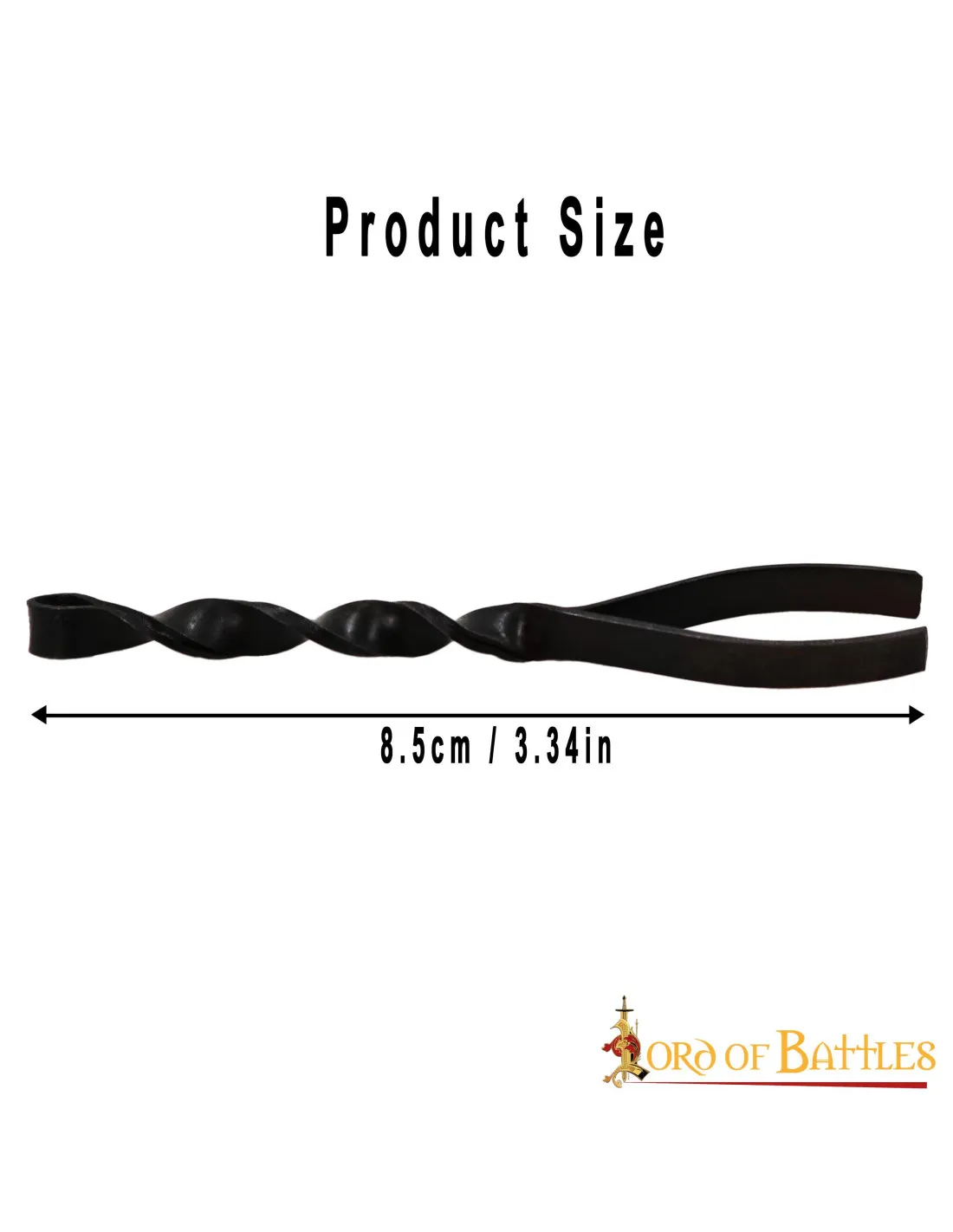 Pinza medieval de hierro forjado