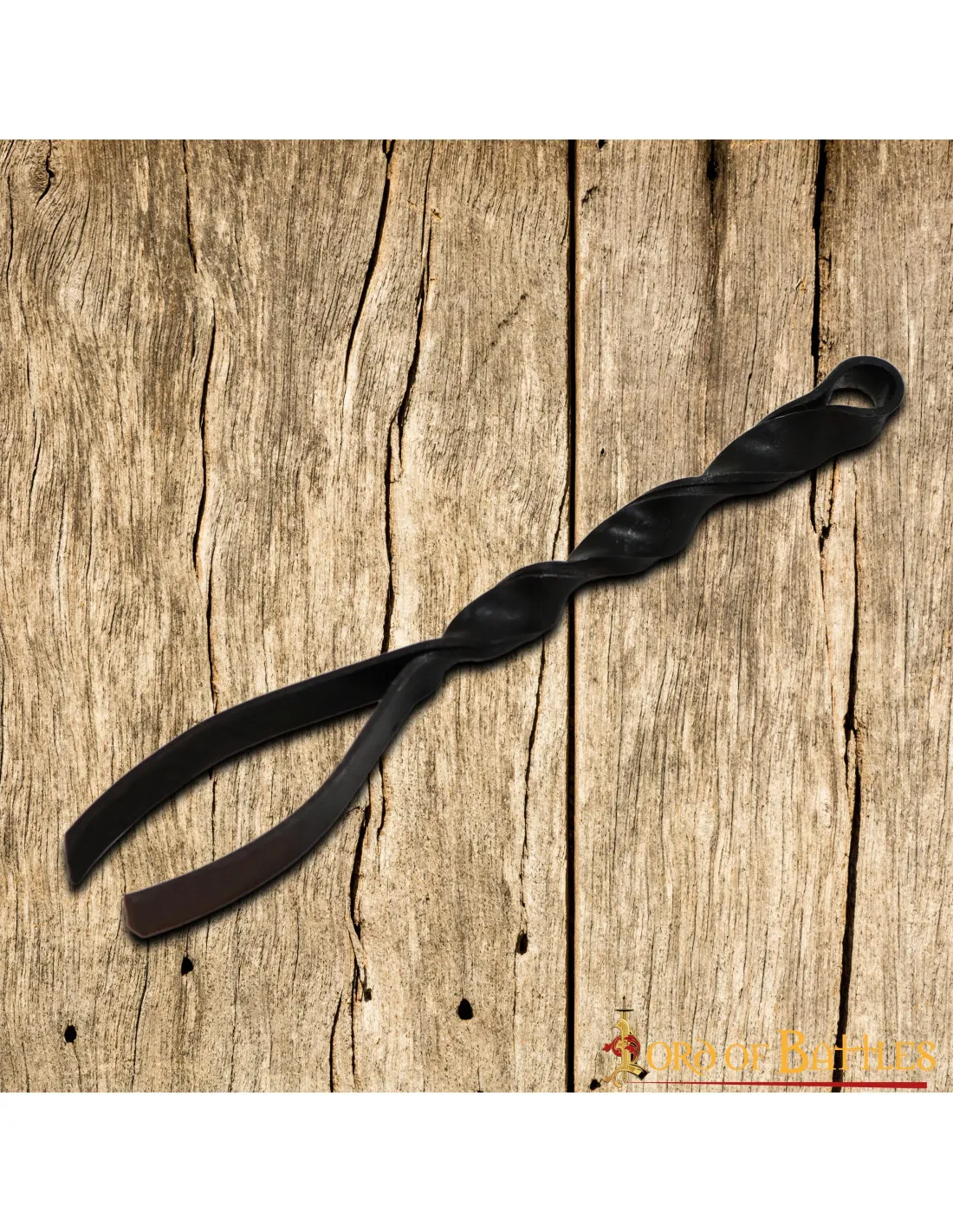 Pinza medieval de hierro forjado