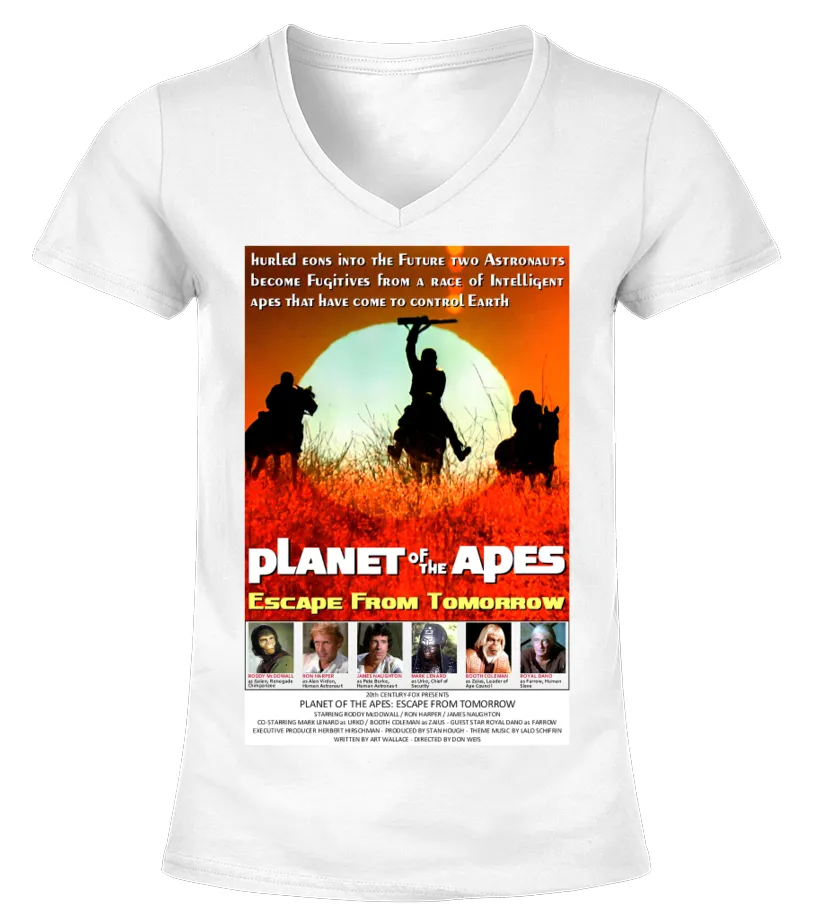Planet of the Apes 2 WT Camiseta cuello pico Mujer