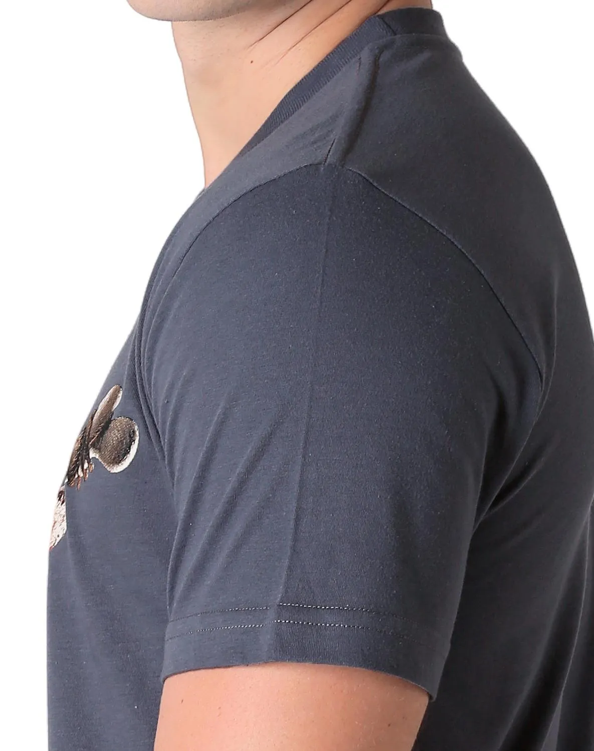 Playera Hombre Moda Camiseta Gris Anime 58204816
