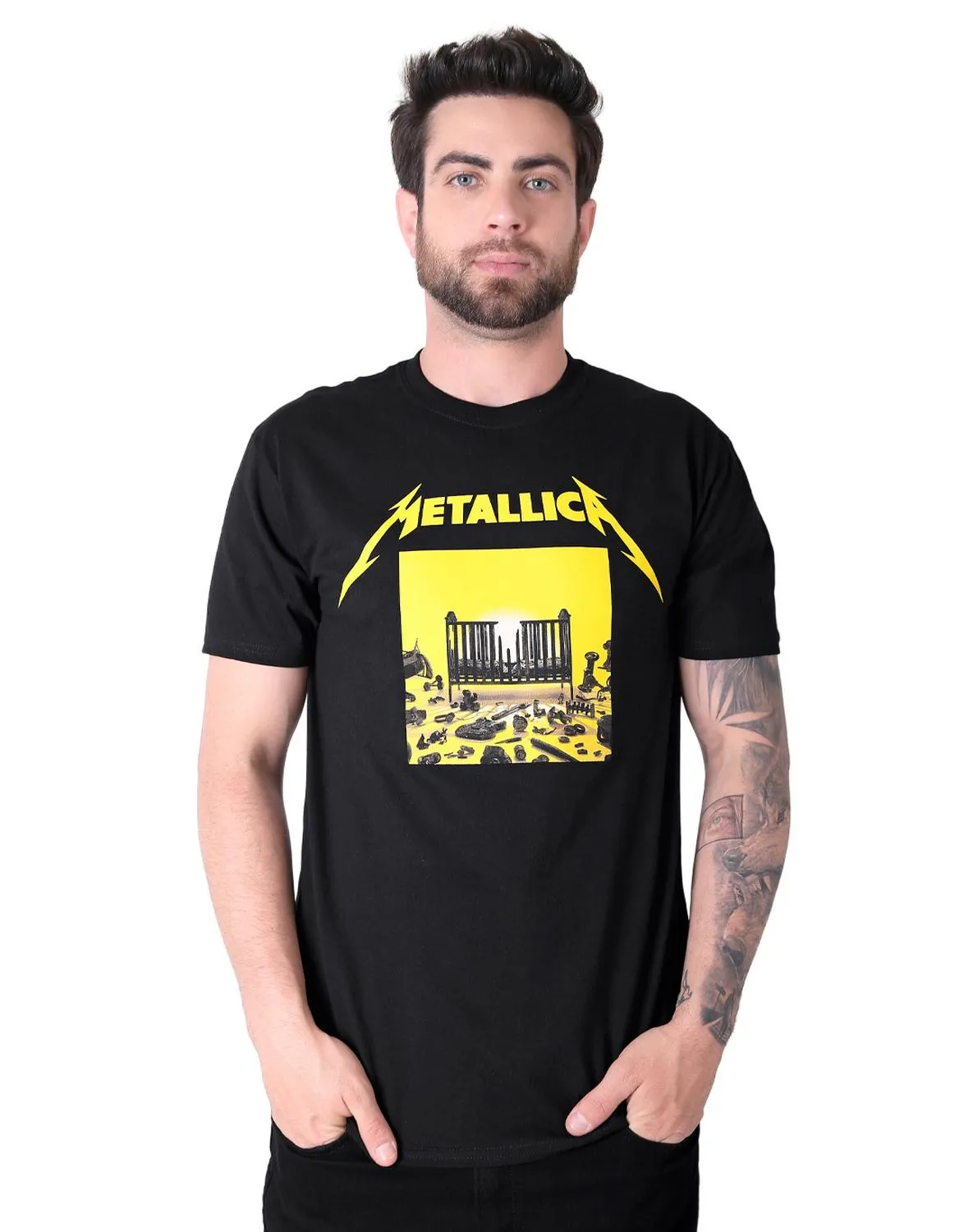Playera Hombre Moda Camiseta Negro Toxic 51604807
