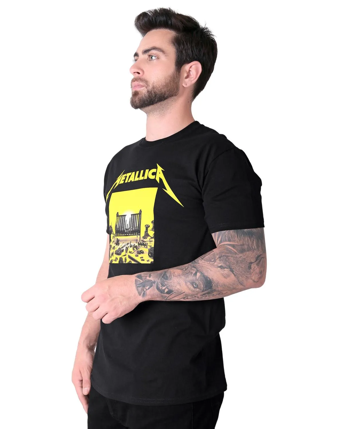 Playera Hombre Moda Camiseta Negro Toxic 51604807