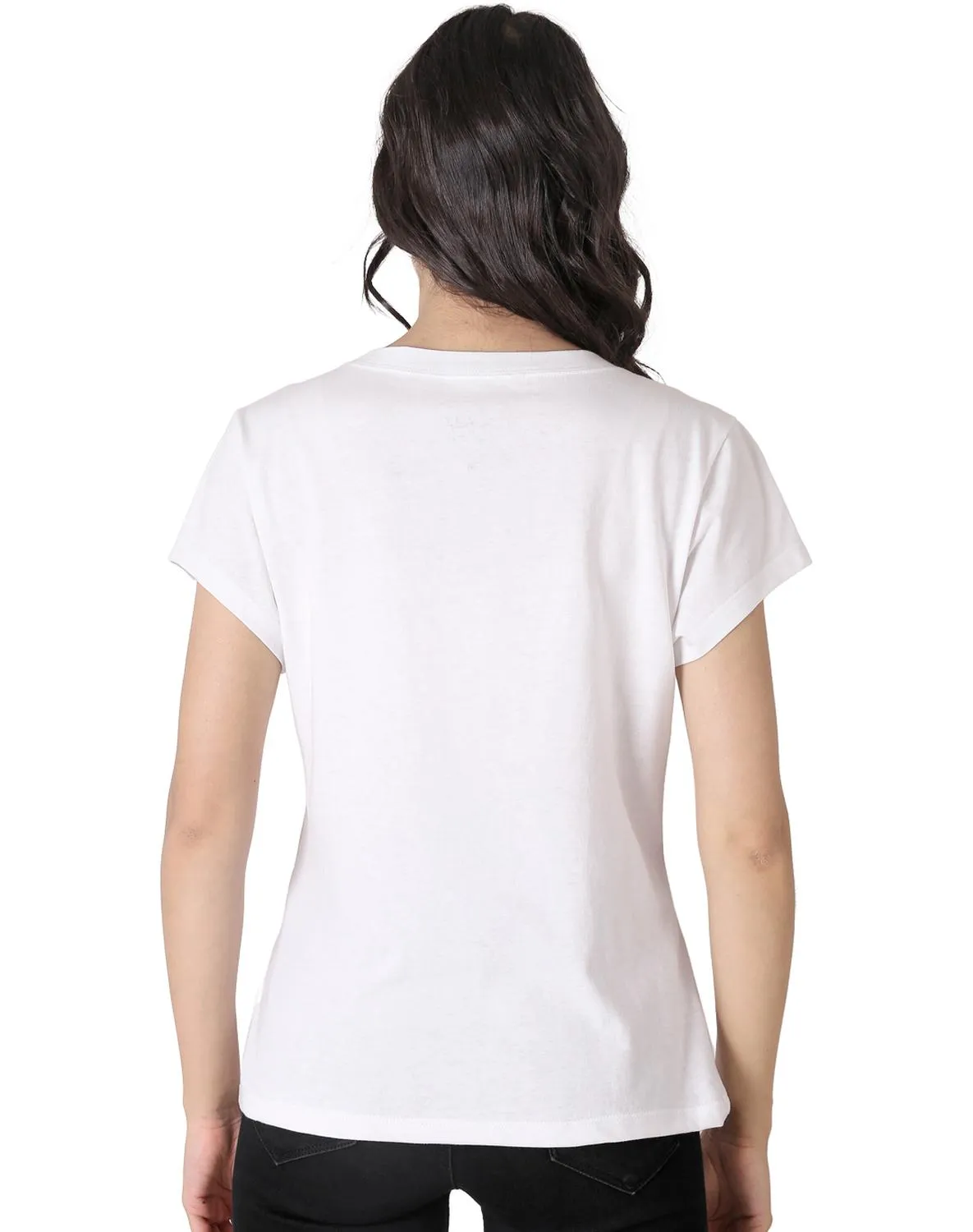 Playera Mujer Moda Camiseta Blanco Warner Bros 58204802