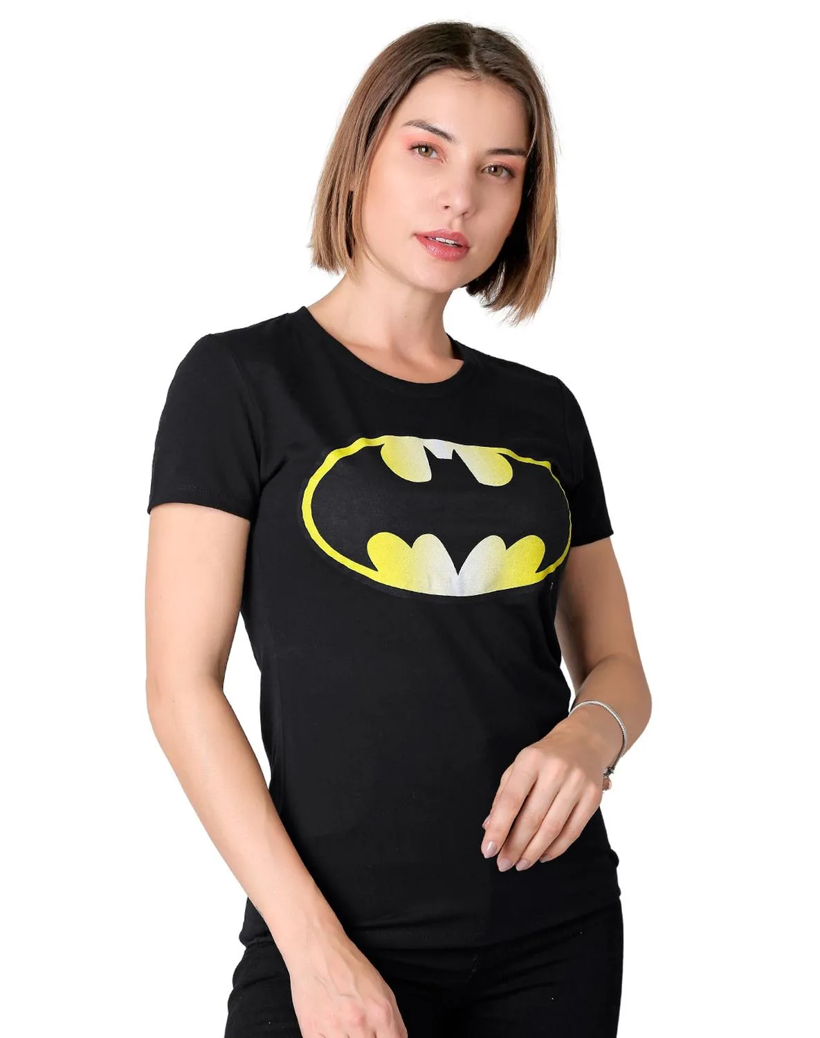 Playera Mujer Moda Camiseta Negro Batman 56505065