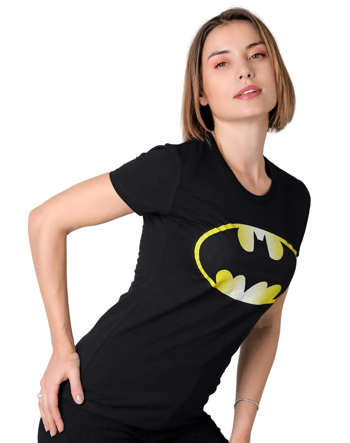 Playera Mujer Moda Camiseta Negro Batman 56505065