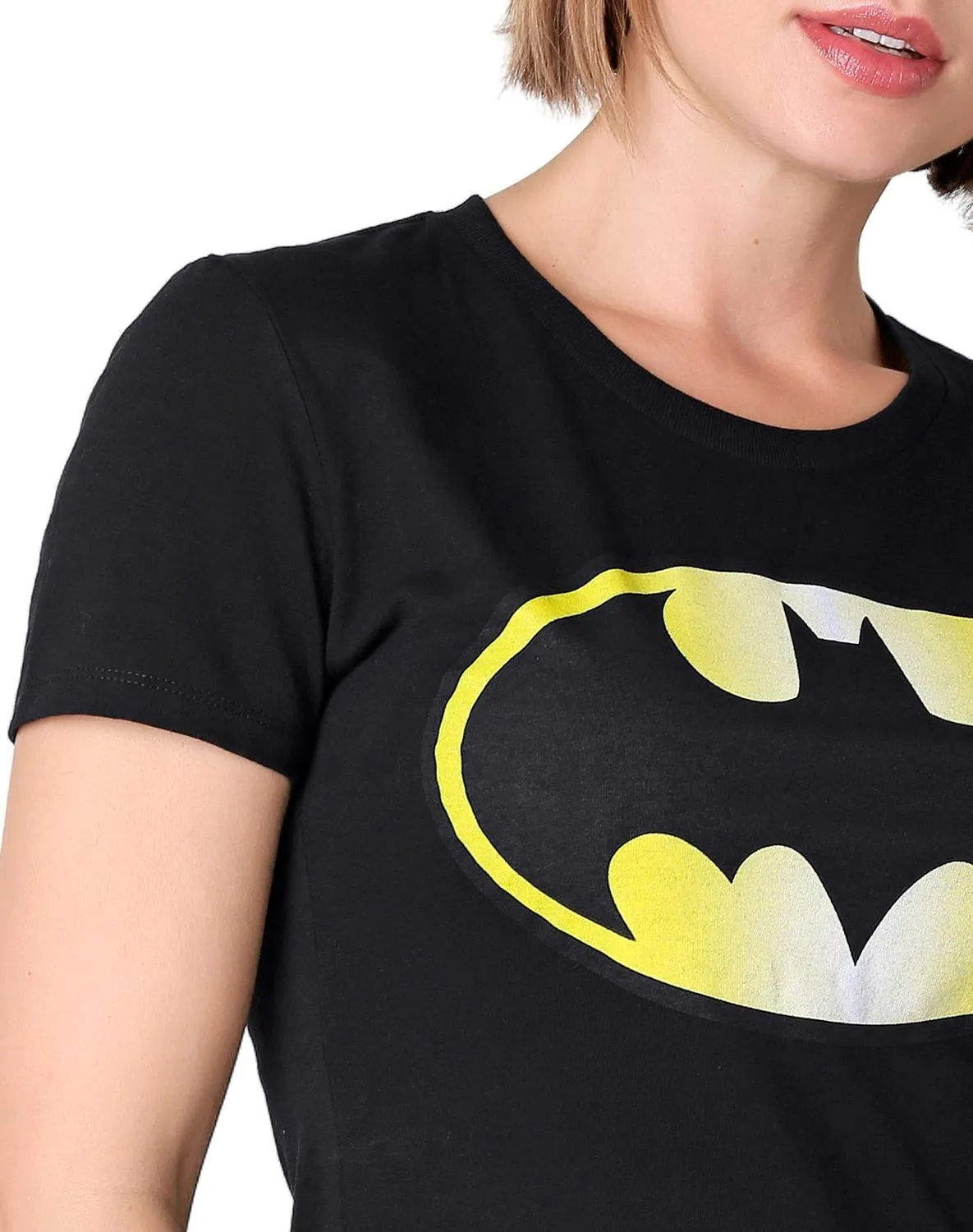 Playera Mujer Moda Camiseta Negro Batman 56505065