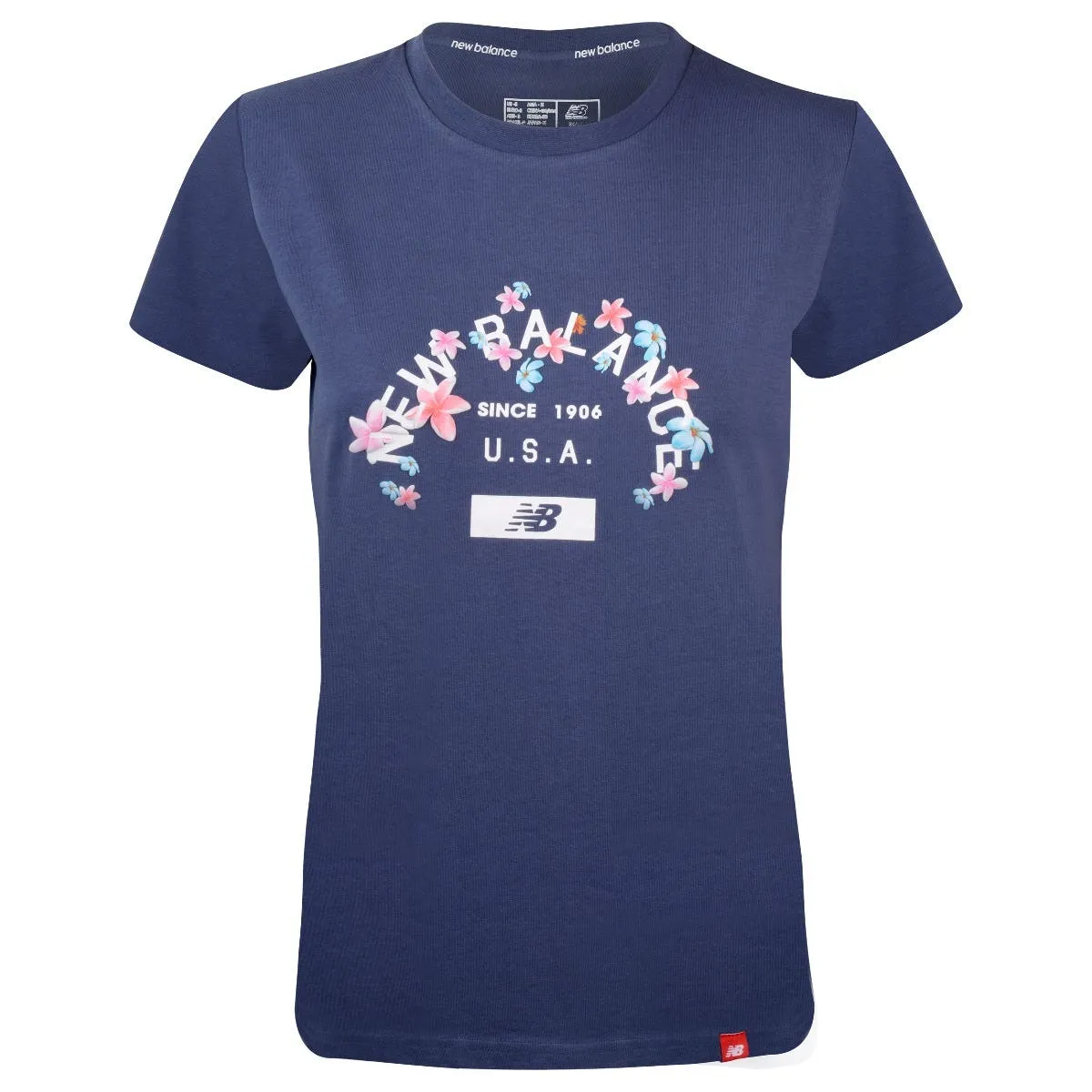 Polera Mujer New Balance Lifestyle Azul