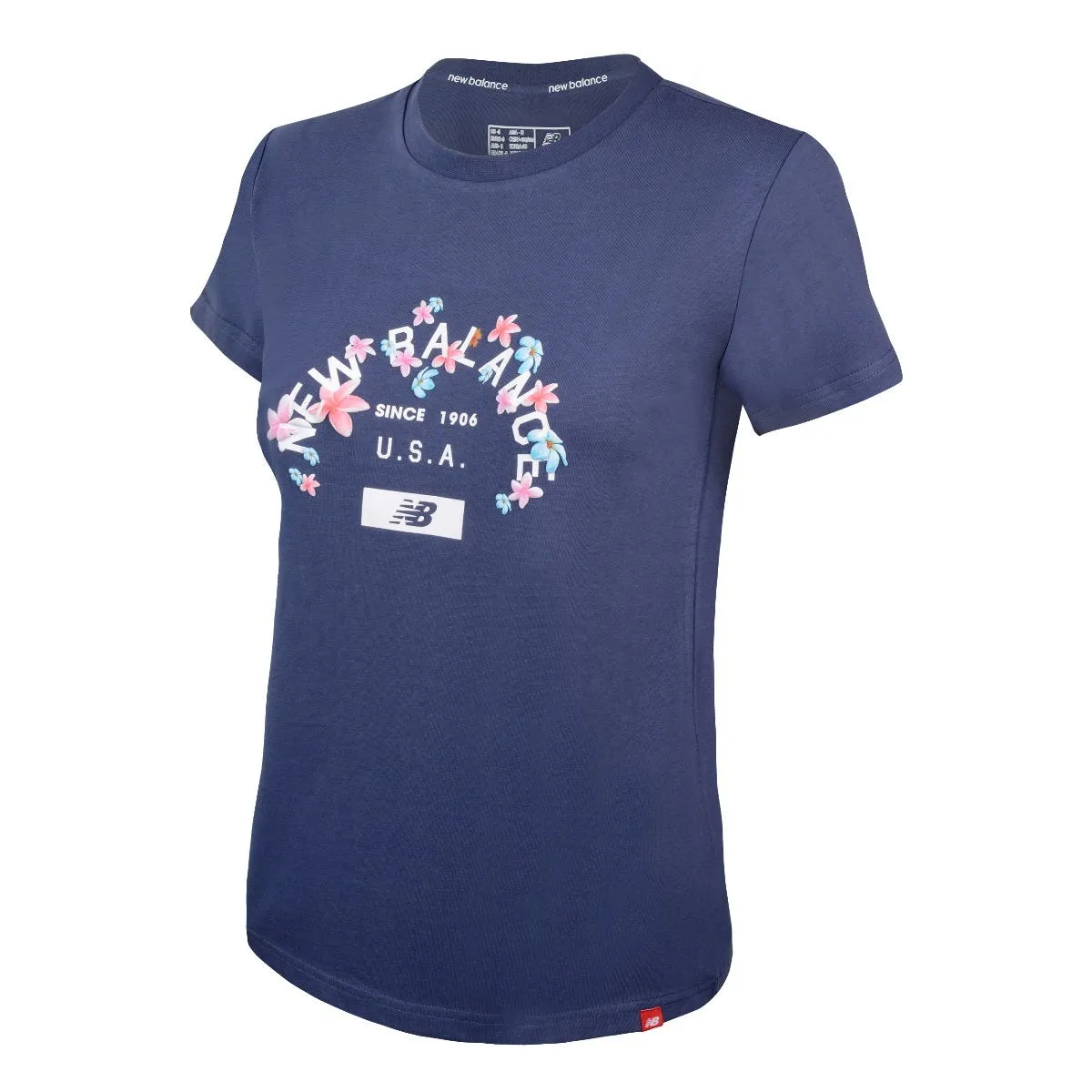 Polera Mujer New Balance Lifestyle Azul