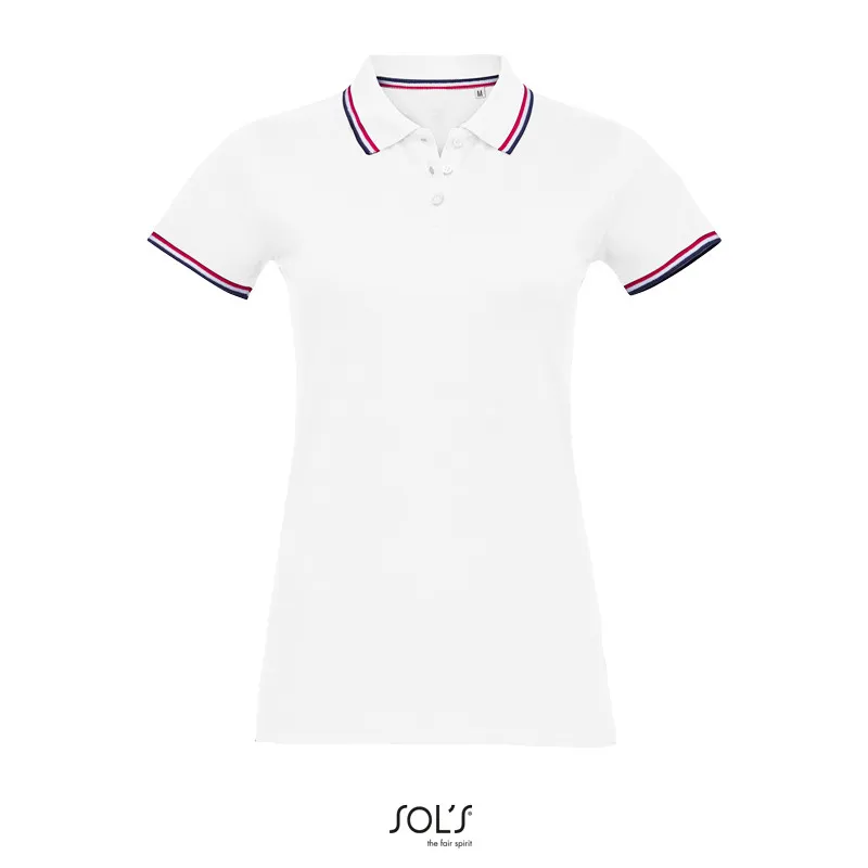 POLO DE MUJER CON RAYAS A CONTRASTE PRESTIGE  SOL'S