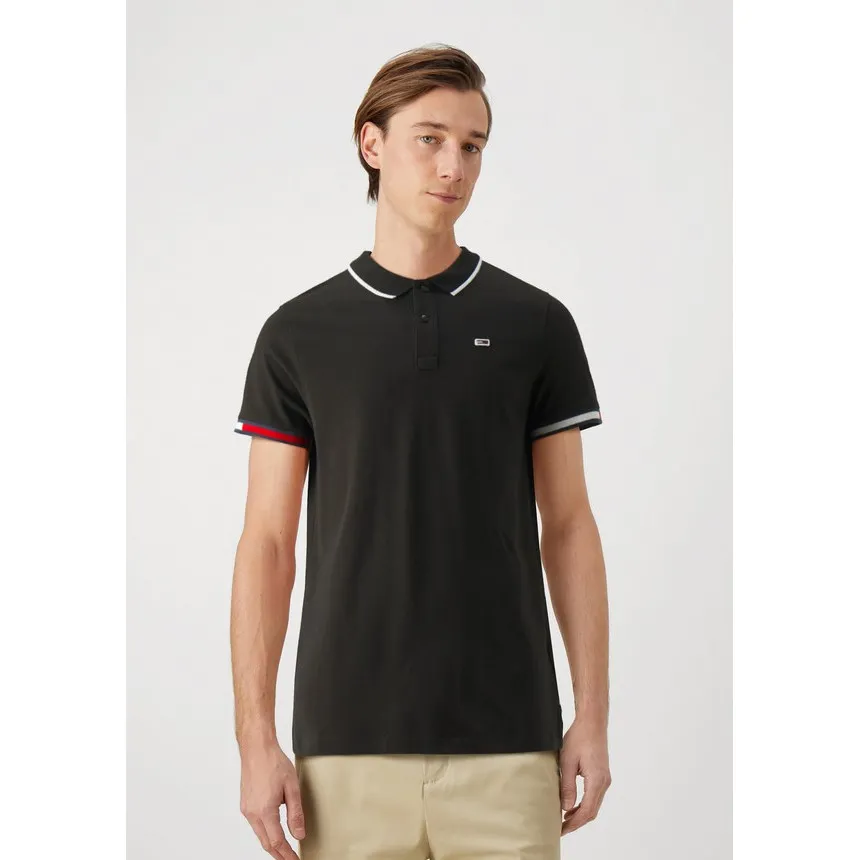 Polo Tommy Hilfiger Slim Flag Cuffs Para Hombre