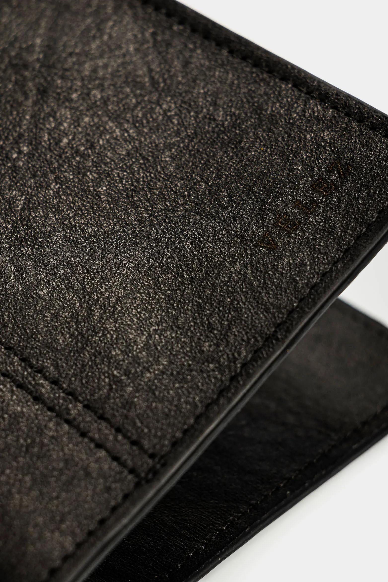 Porta pasaporte travel 2.0 de cuero para hombre efecto envejecido Negro