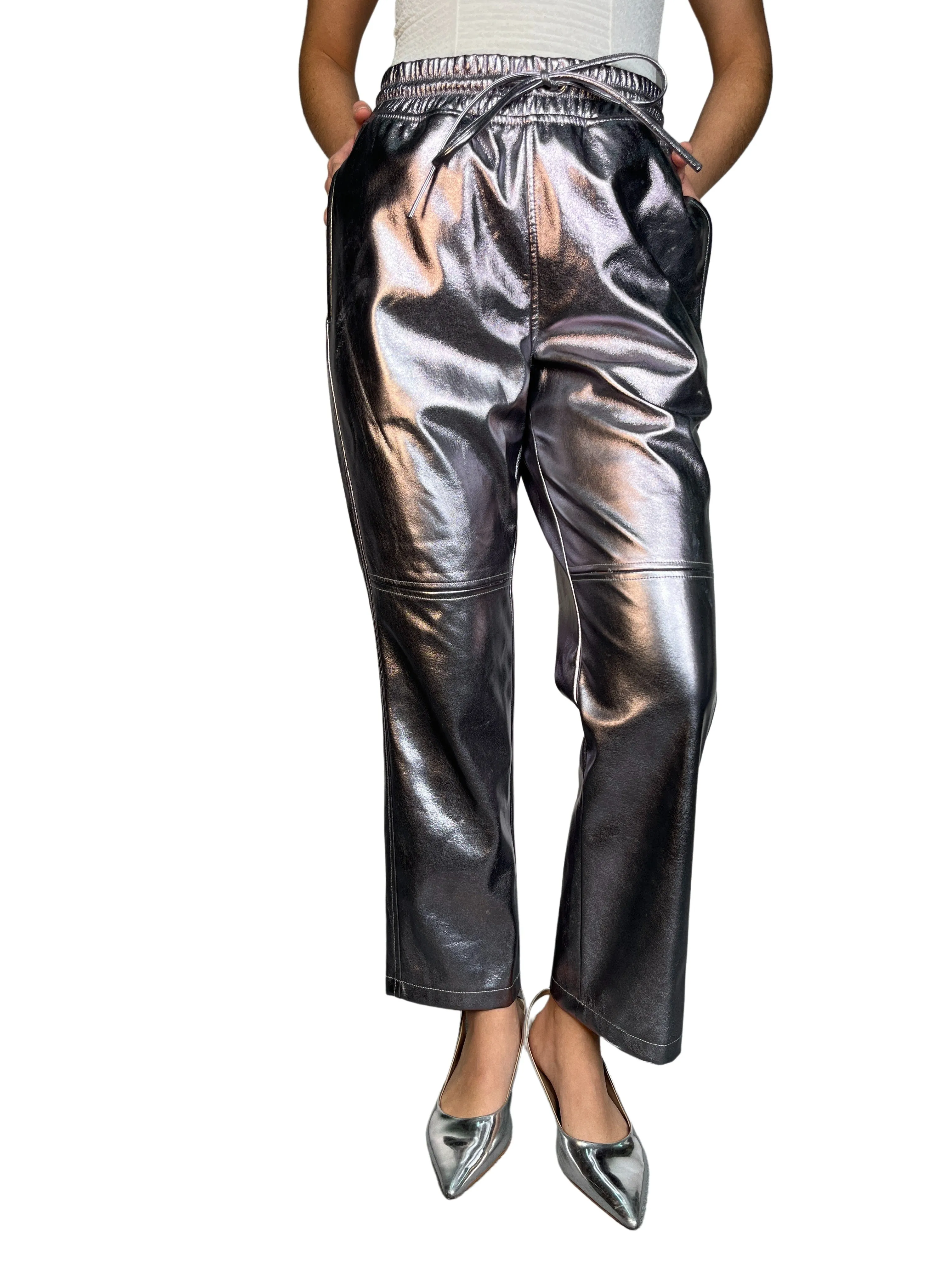 PRÜNE Pantalón Ecocuero