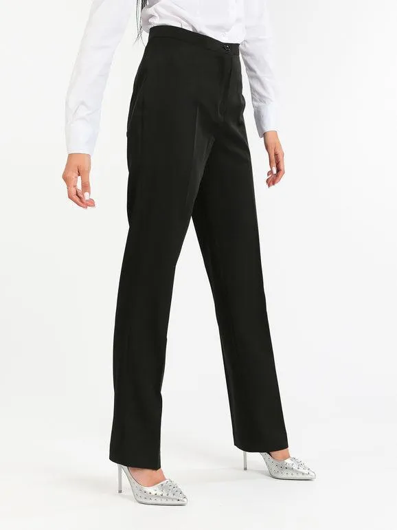 Radaus Pantalón clásico de pierna recta para mujer
