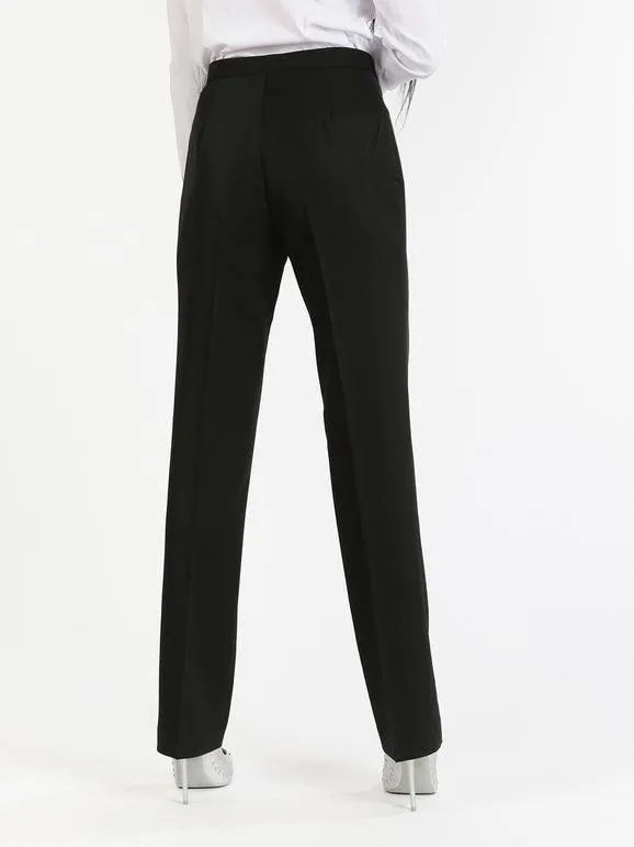 Radaus Pantalón clásico de pierna recta para mujer