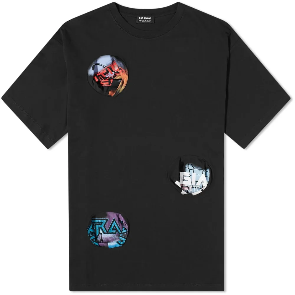 RAF SIMONS Oversized Pocket Holes Tee