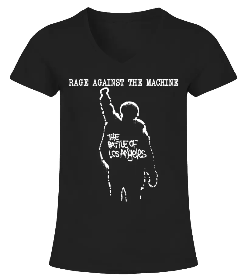 Rage Against The Machine BK (23) Camiseta cuello pico Mujer