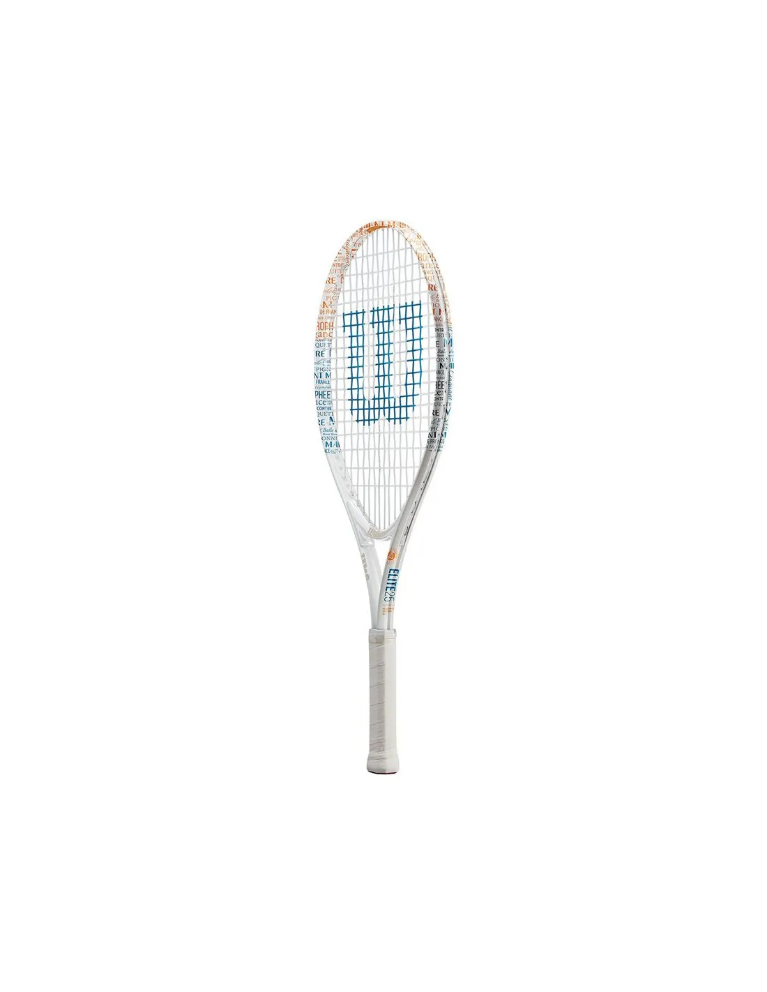 Raqueta de Tenis Wilson Roland Garros Elite 25 Kids White